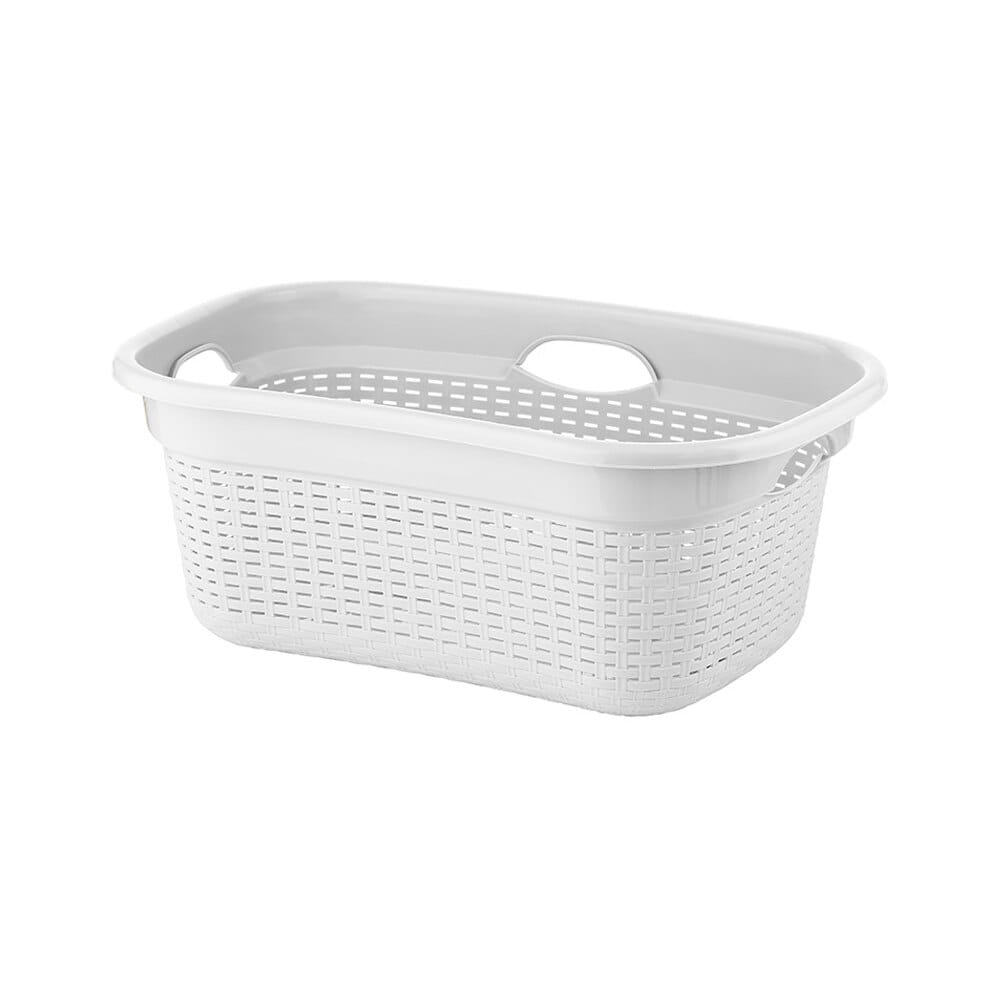 Rectangular Braided Weave Laundry Basket, 50 L