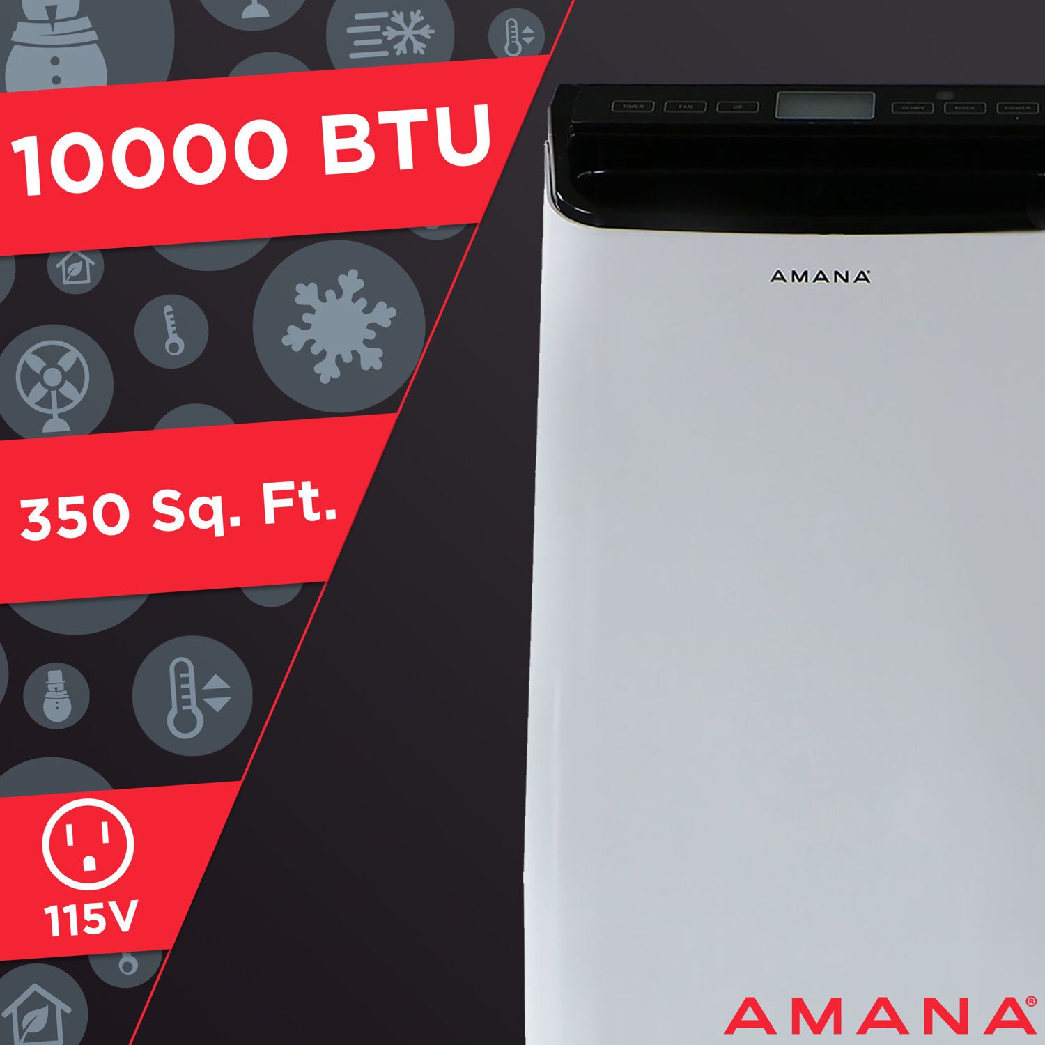 Amana Portable Air Conditioner, 10,000 BTU