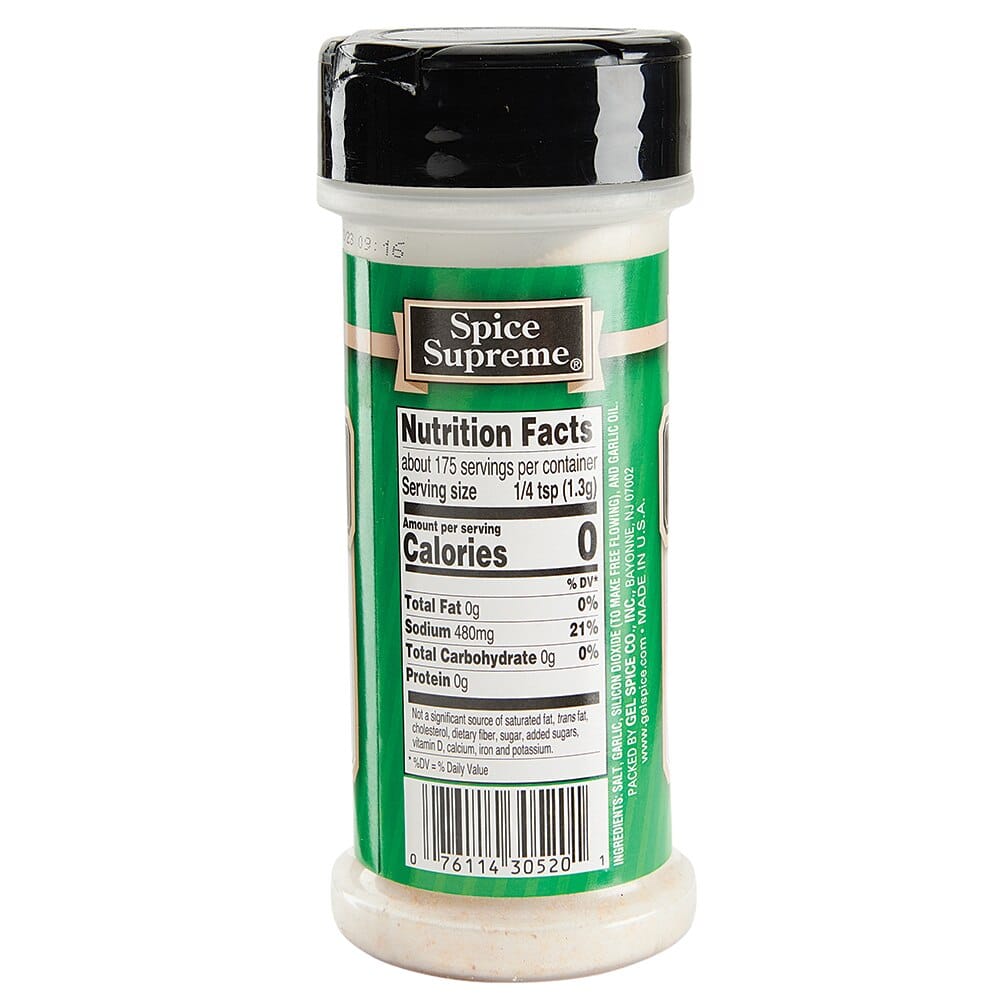 Spice Supreme Garlic Salt, 8 oz