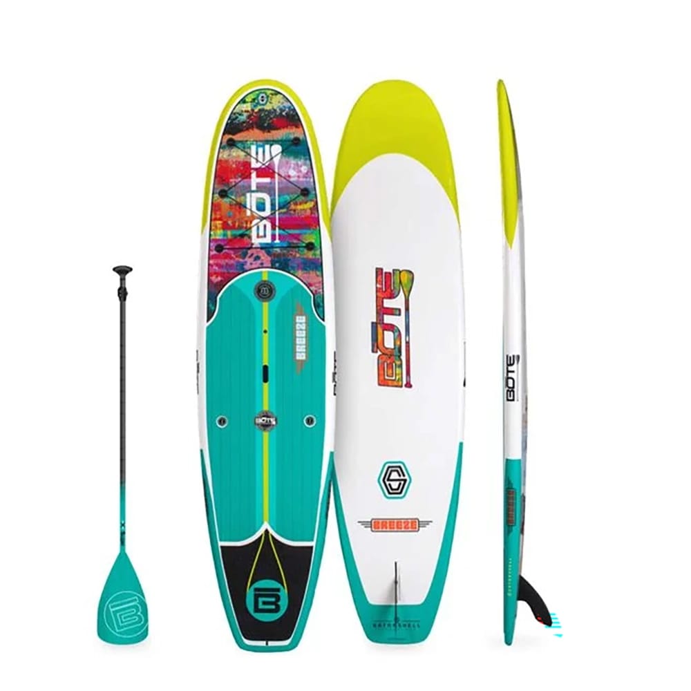 BOTE 10' x 6" Breeze Gatorshell Native Paddle Board with Paddle, Native Spectrum