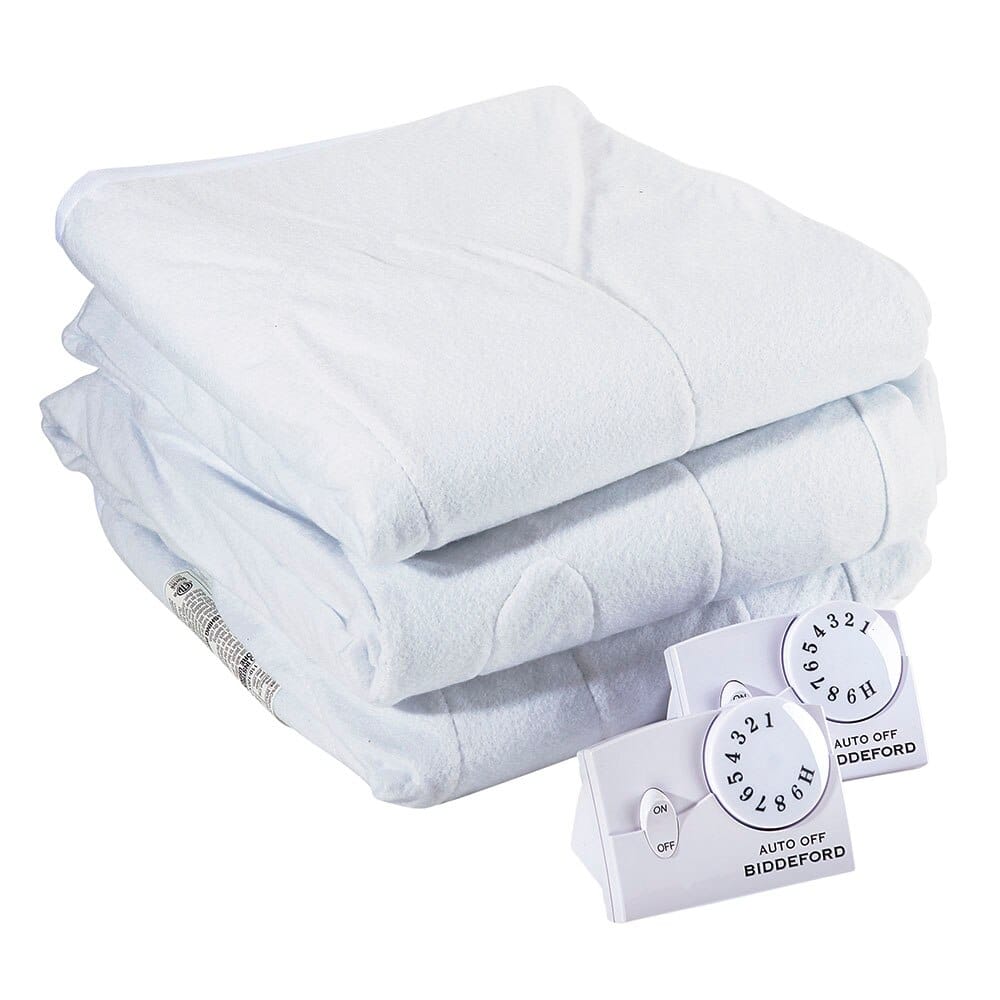 Biddeford Queen Heated Mattress Pad with Two Controllers