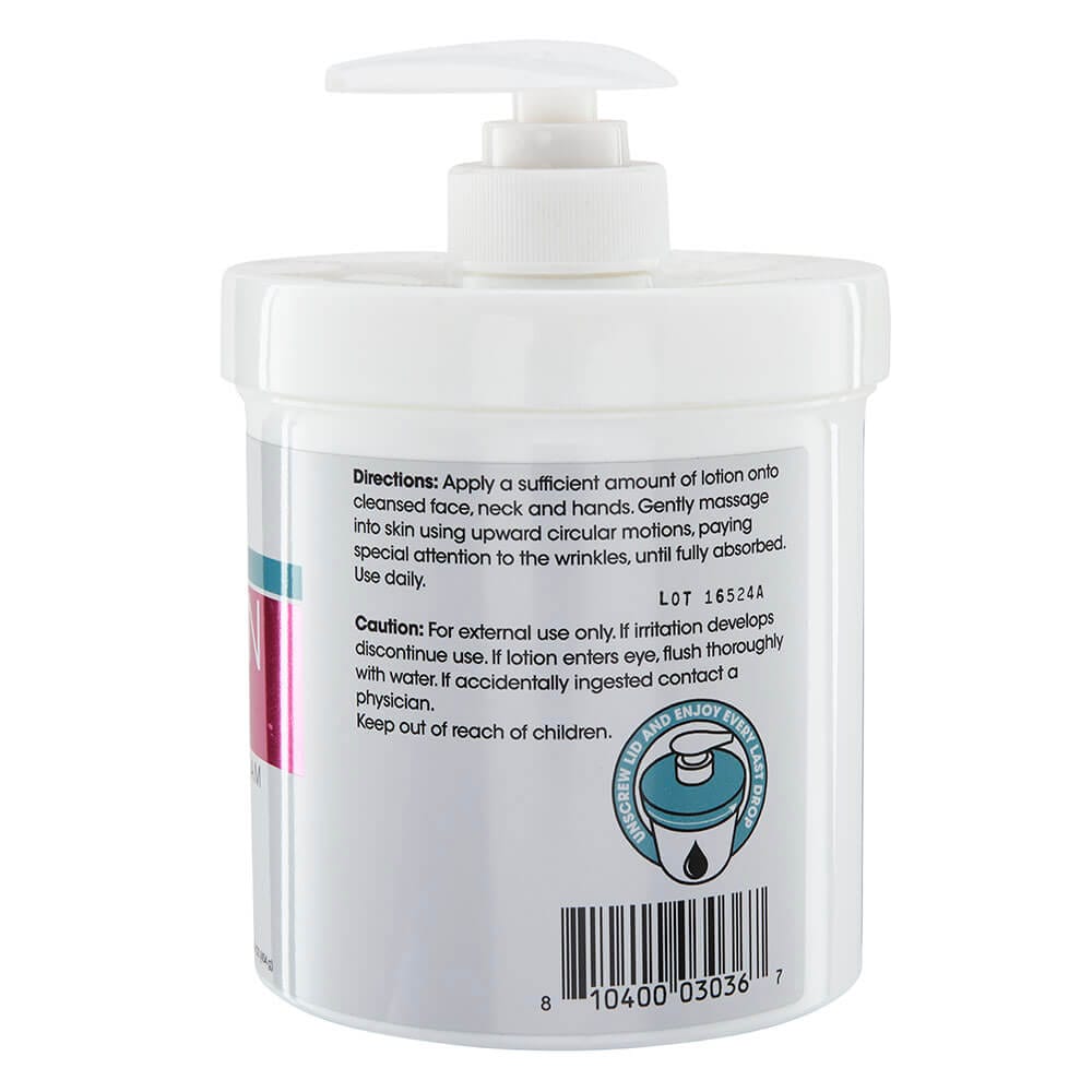 Advanced Clinicals Spa Size Bulgarian Rose Anti-Aging Rescue Cream, 16 oz