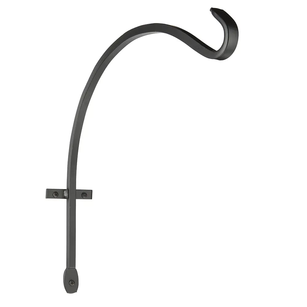 Curved Iron Plant Bracket, 21"