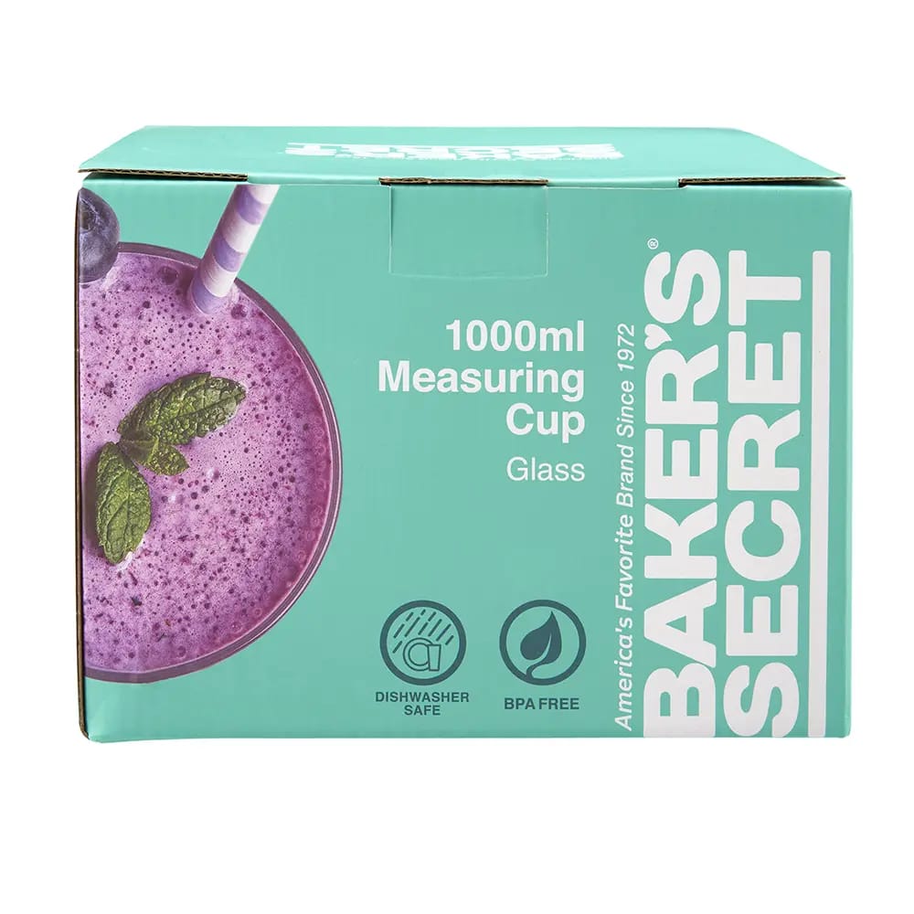 Baker's Secret Glass Measuring Cup, 1000 ml
