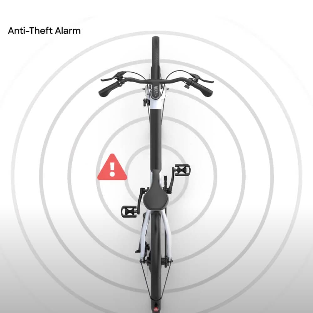 BirdBike V-Frame eBike, Glacier White