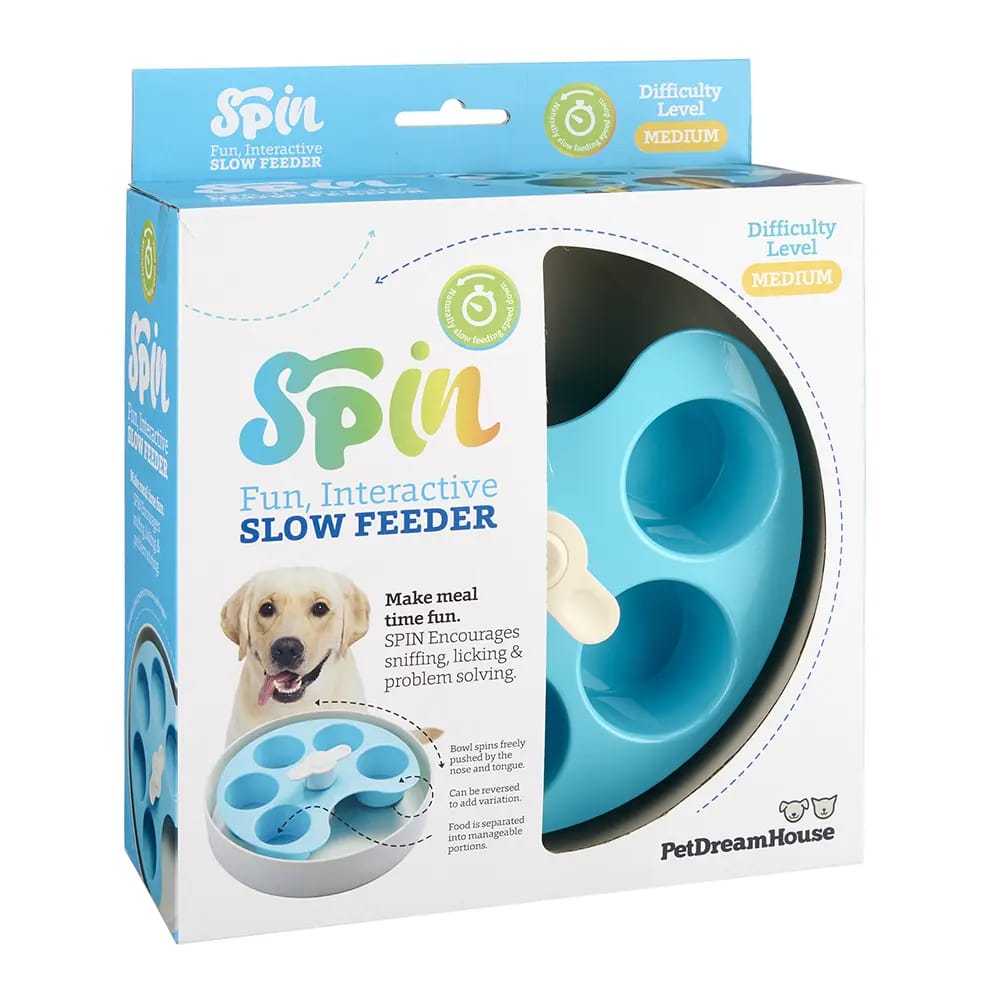 Pet Dream House Spin Bowl Interactive Feeder