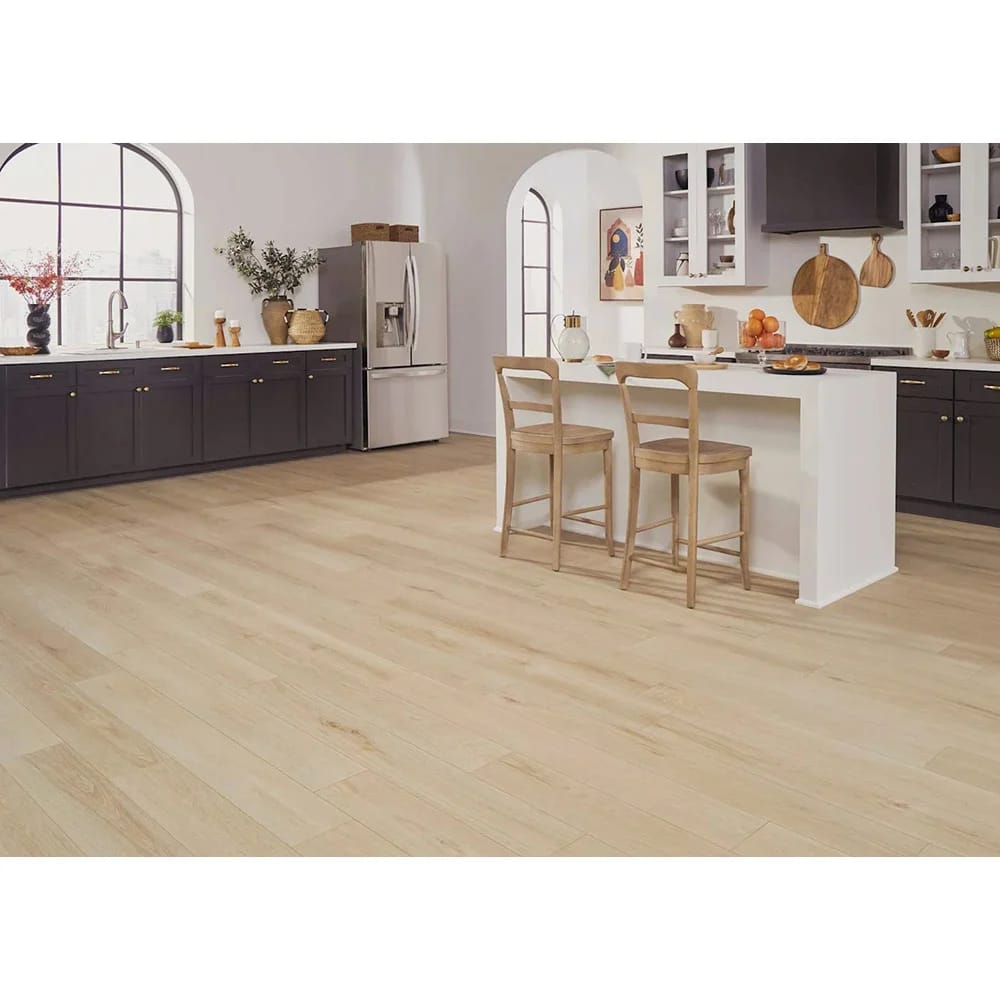 Duravana 8mm Goldfinch Oak Waterproof Hybrid Resilient Flooring, Blonde, 22.1 sq. ft. ($3.39/sq. ft.)