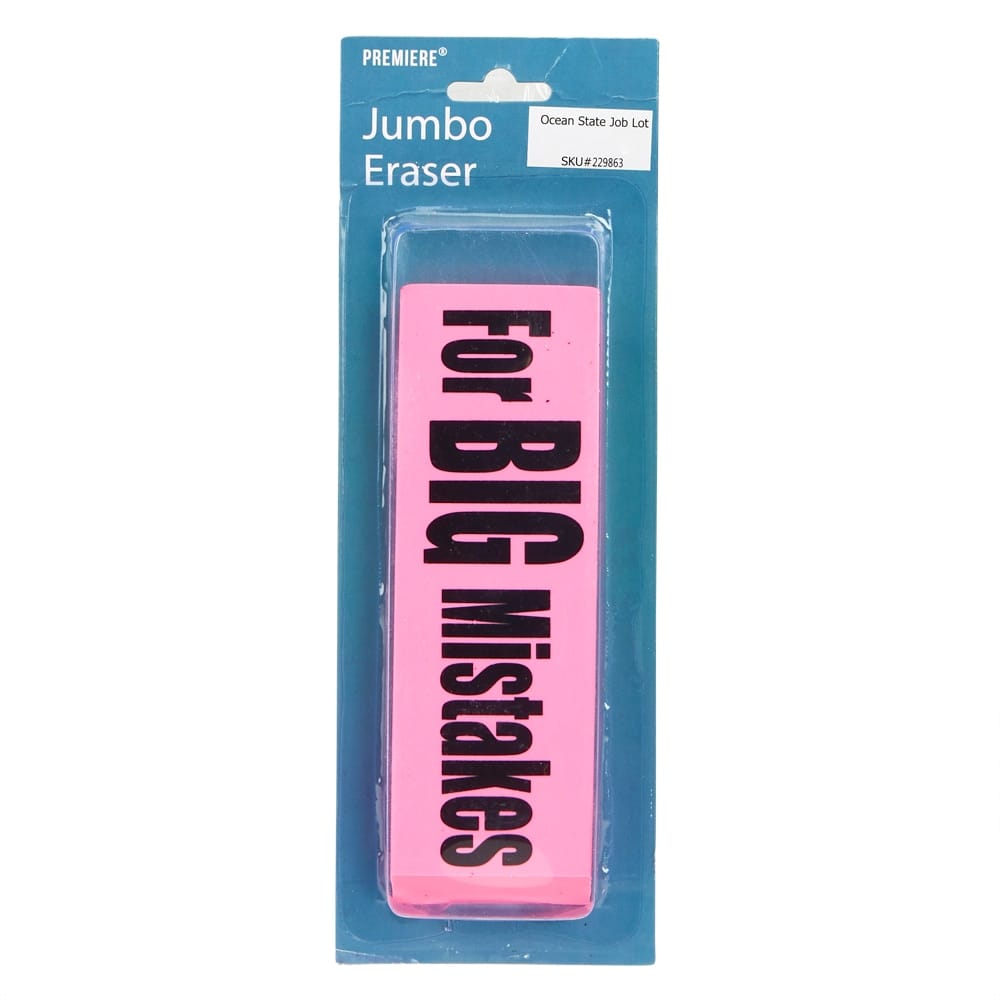Premier Jumbo Eraser For Big Mistakes