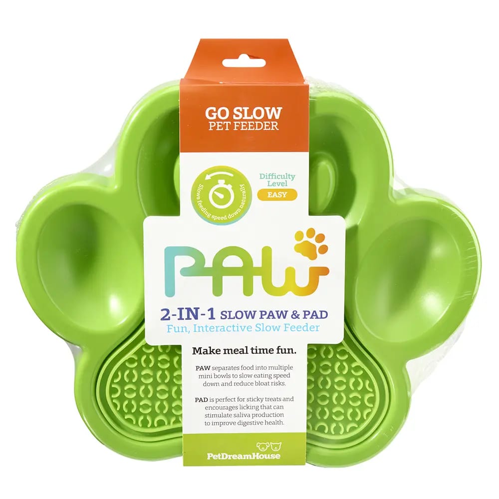 Pet Dream House 2in1 Paw Slow Feeder and Lick Mat