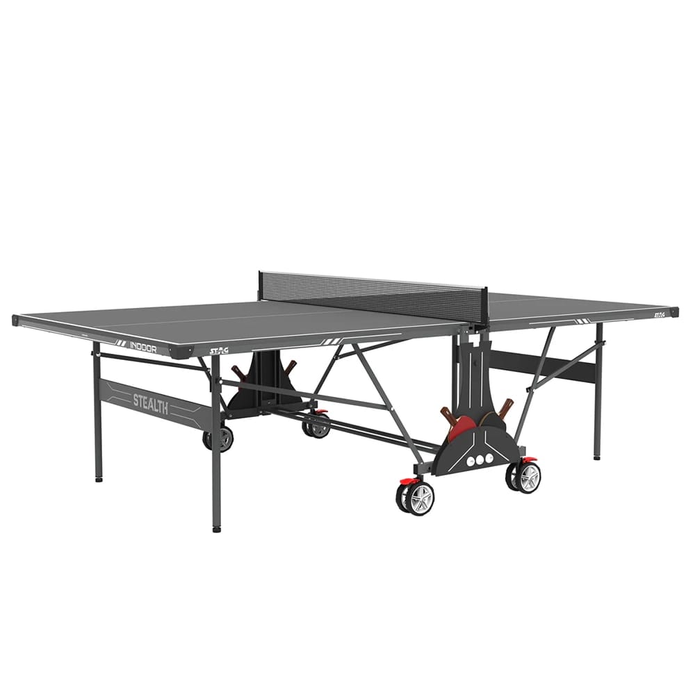 KETTLER Stealth Indoor Table Tennis Table 2-Player Bundle