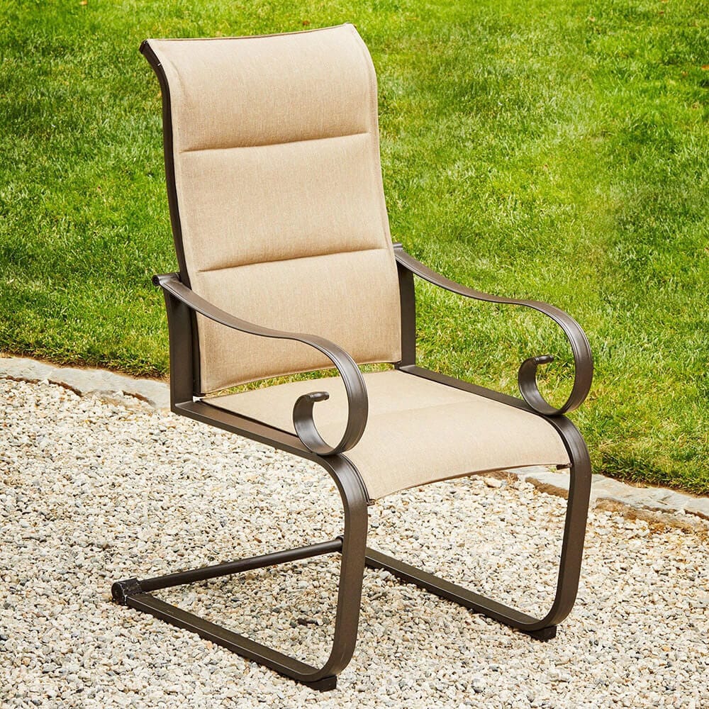 Royal Garden Spring Hills Aluminum 7-Piece Patio Dining Set, Tan