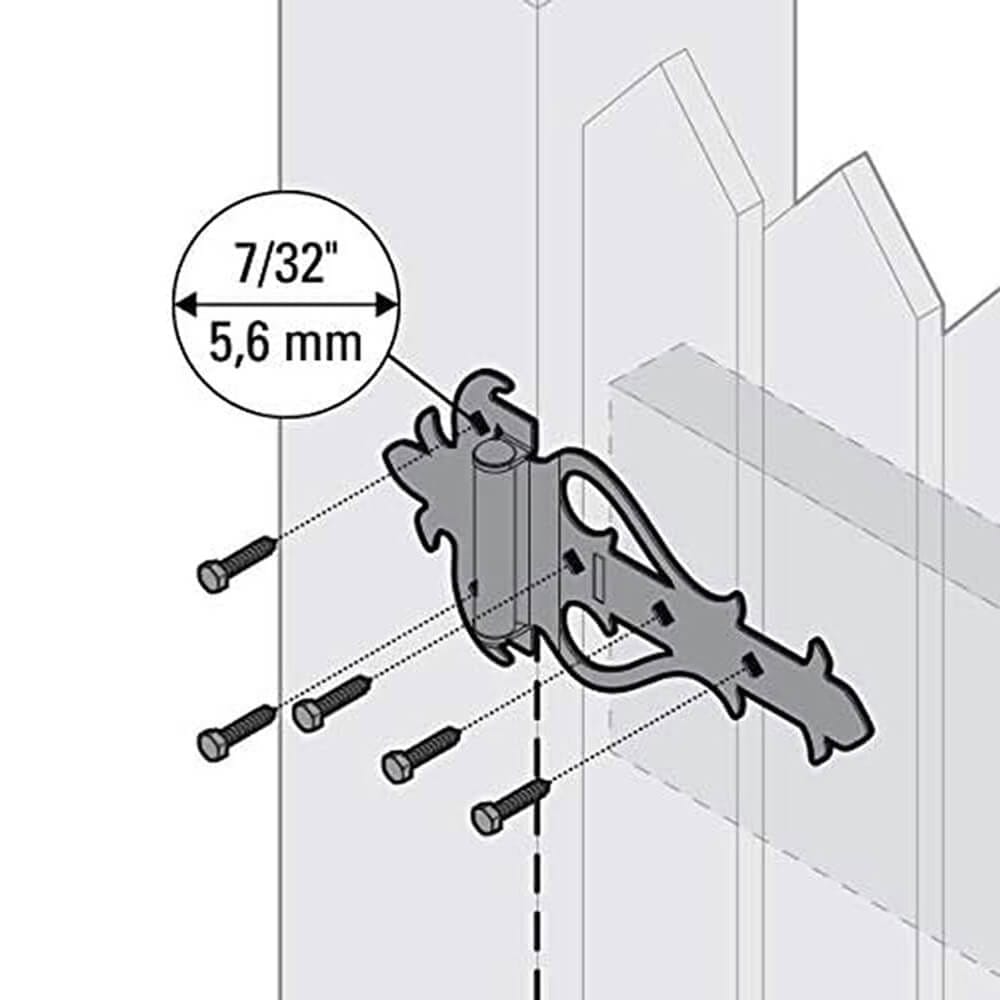 National Hardware Victorian Style Gate Suite Kit