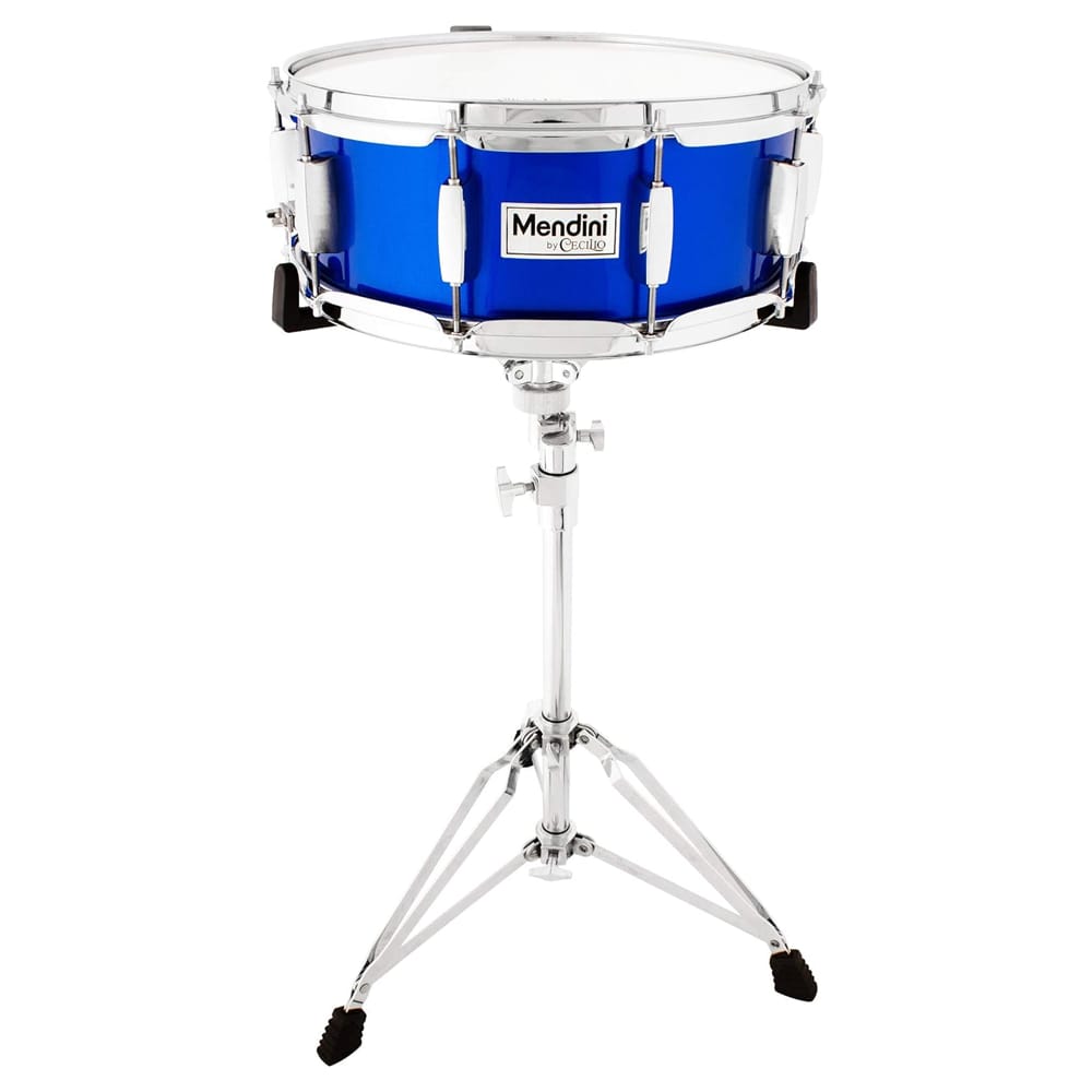 Mendini Student Snare Drum Set, Blue