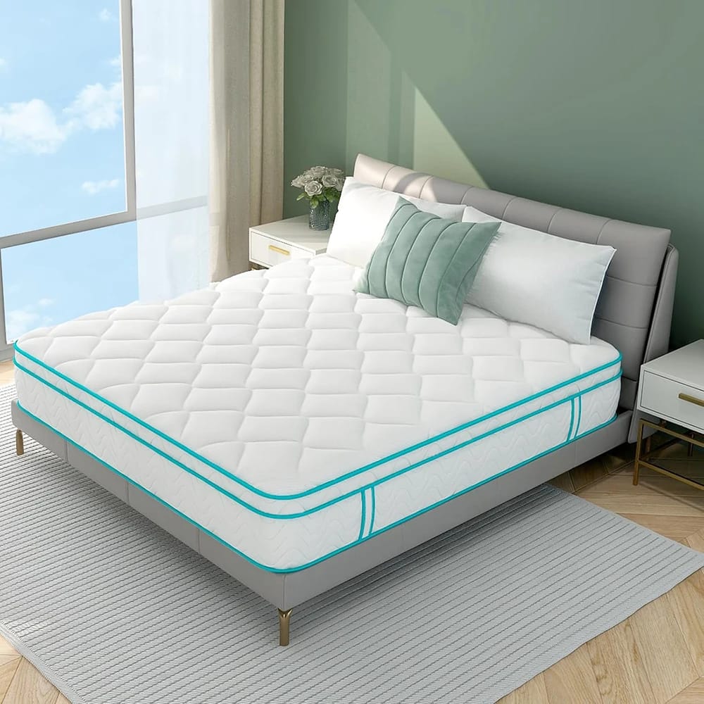 Gegcucey 10" Medium Firm Hybrid Mattress, Full