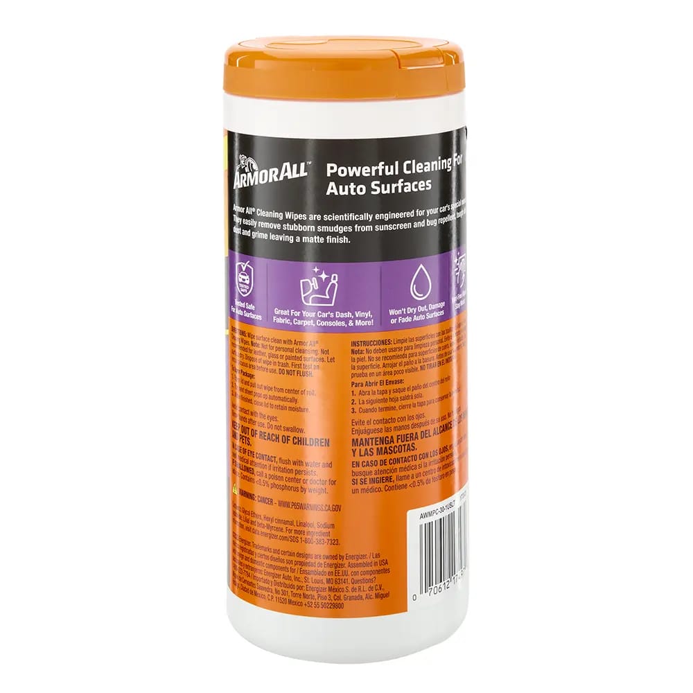 Armor All Cleaning Wipes, 30 ct.