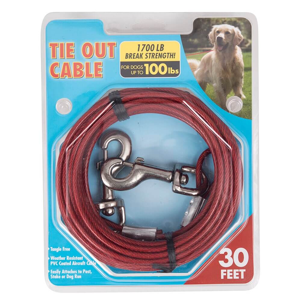 30' Tie-Out Dog Large Dog Cable