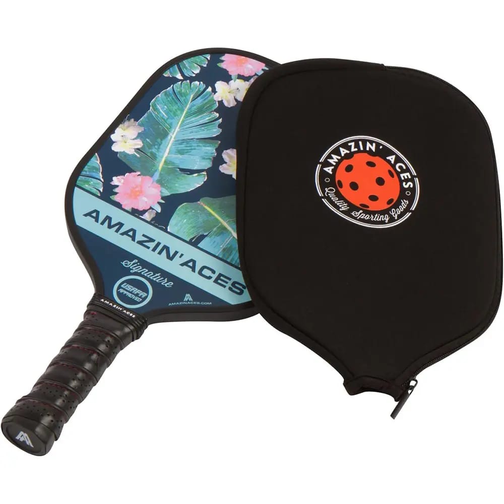 Amazin' Aces Signature Graphite Pickleball Paddle, Tropic Green