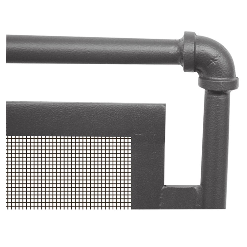 UniFlame Single Panel Industrial Fireplace Screen