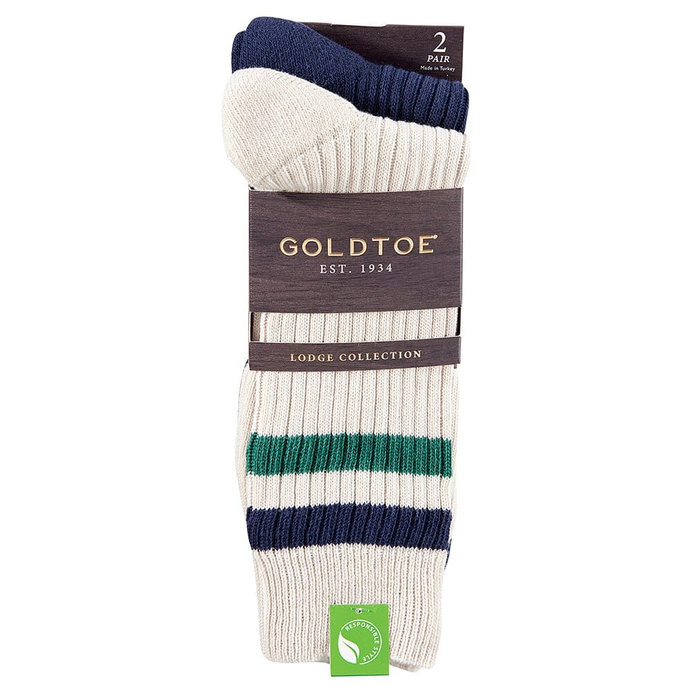 Gold Toe Men's Crew Socks, 2-Pack