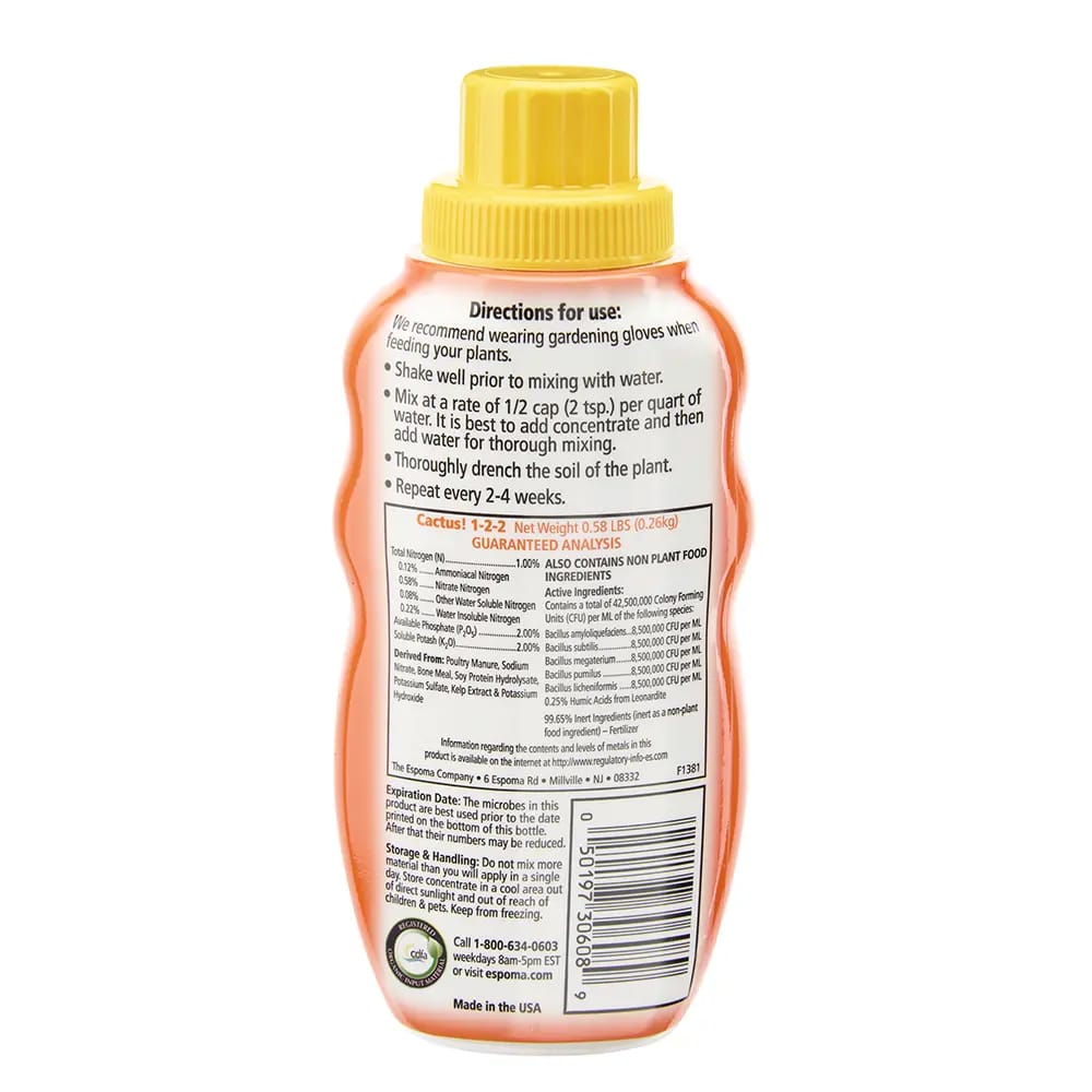 Espoma Organic Cactus Succulent Plant Food, 8oz.
