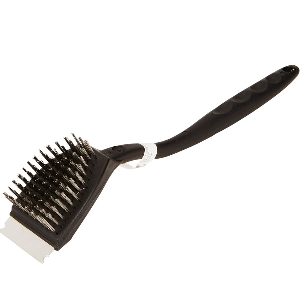 Roadhouse BBQ Oversized Stainless Steel Commercial Grill Brush with Scraper