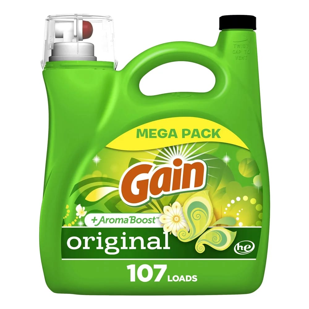 Gain + Aroma Boost Original Laundry Detergent, 154 oz