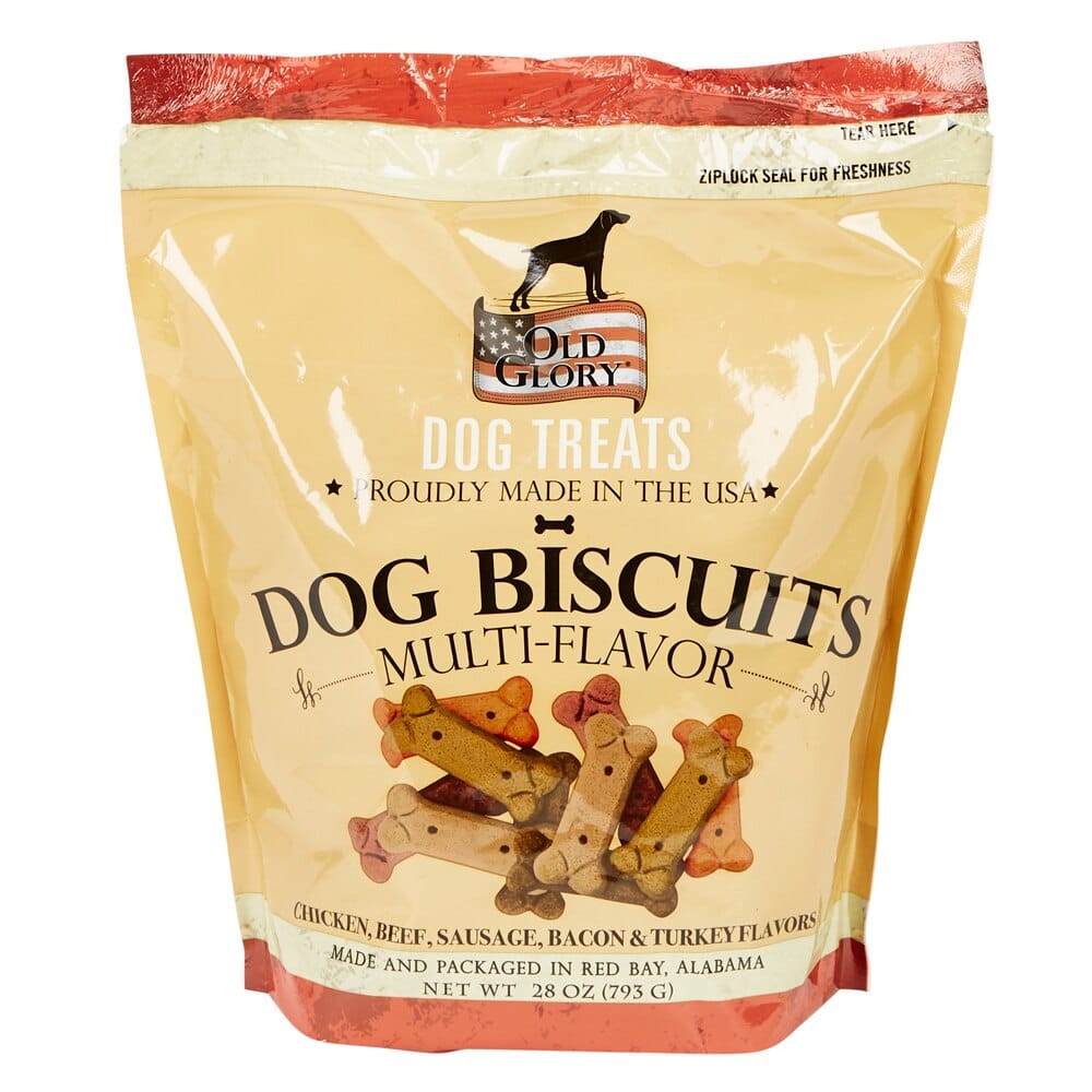 Old Glory Multi-Flavor Biscuit Dog Treats, 28 oz