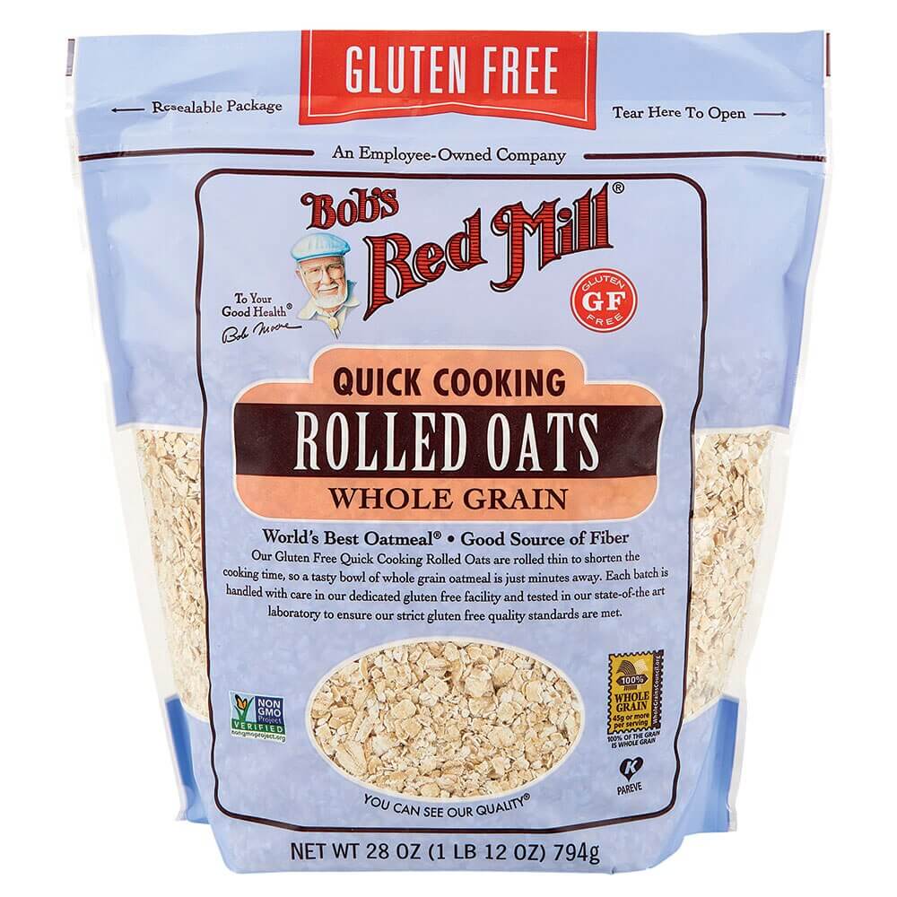 Bob's Red Mill Whole Grain Quick Cooking Rolled Oats, 28 oz
