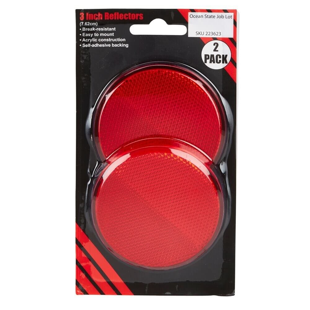 3" Reflectors, 2 Count