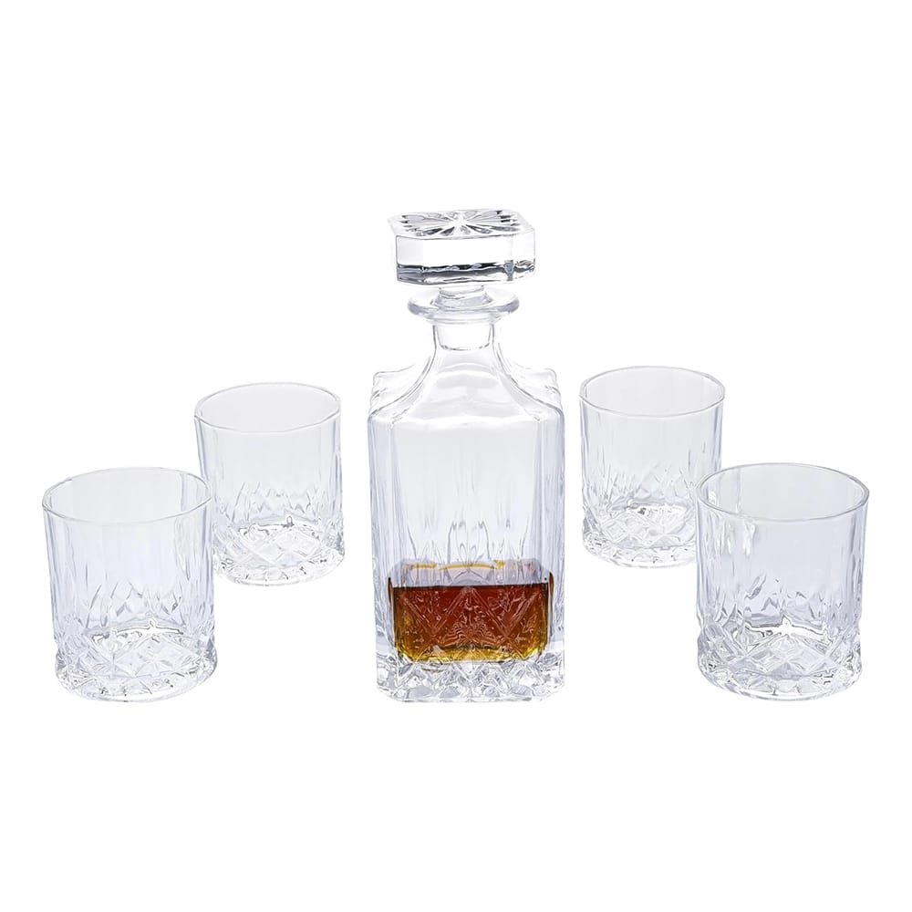 Regal Trunk & Co. Whiskey Decanter Set