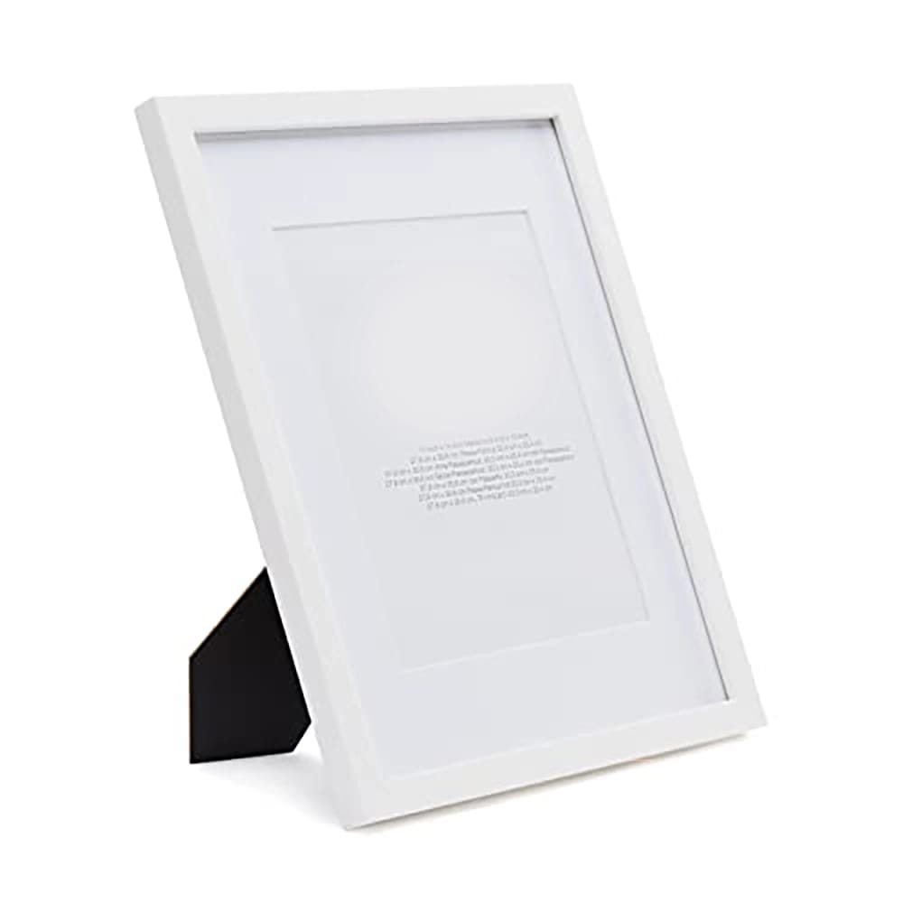Photo Picture Frame, White, Pack of 2