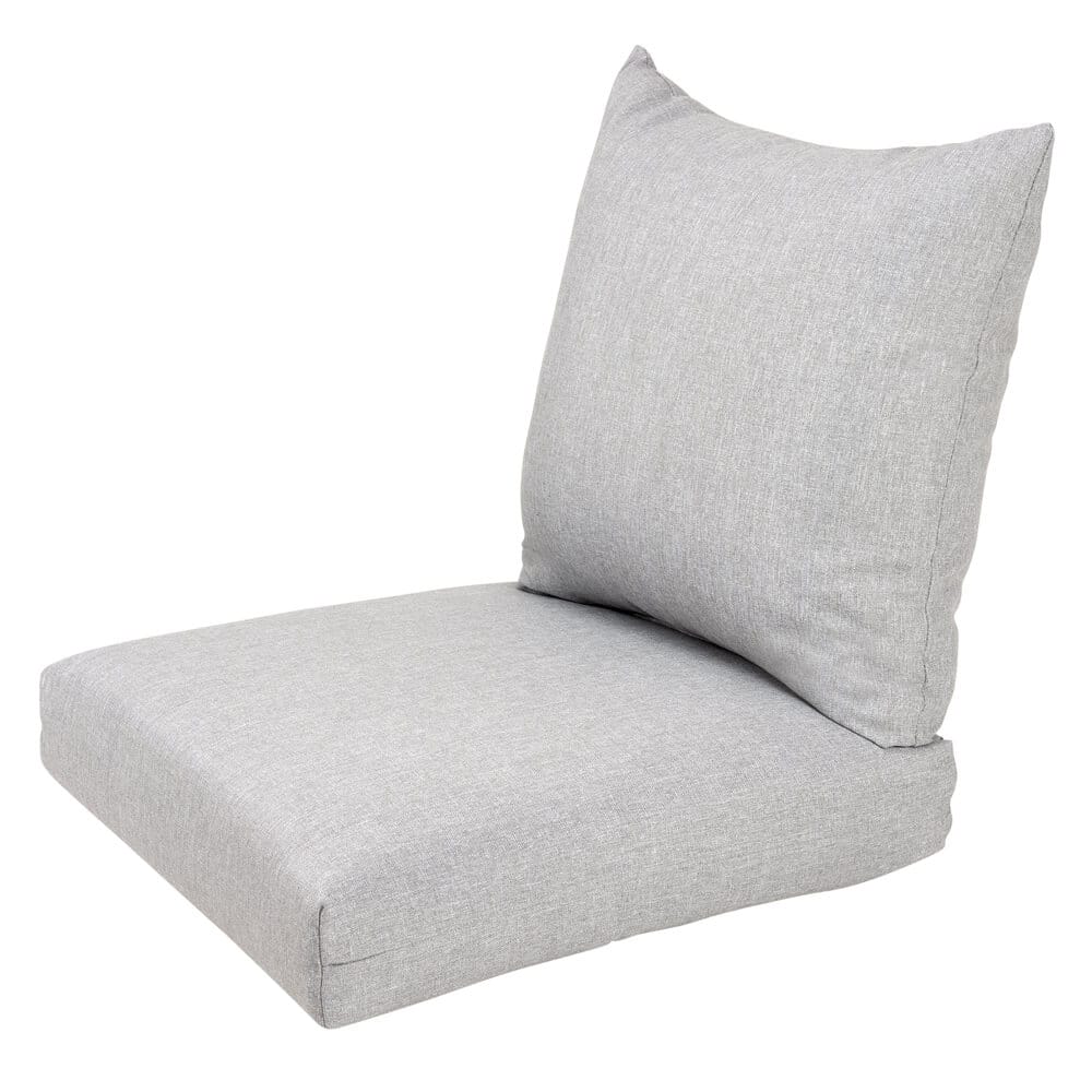 Deep Seat Outdoor Chair Cushion, Medium Gray