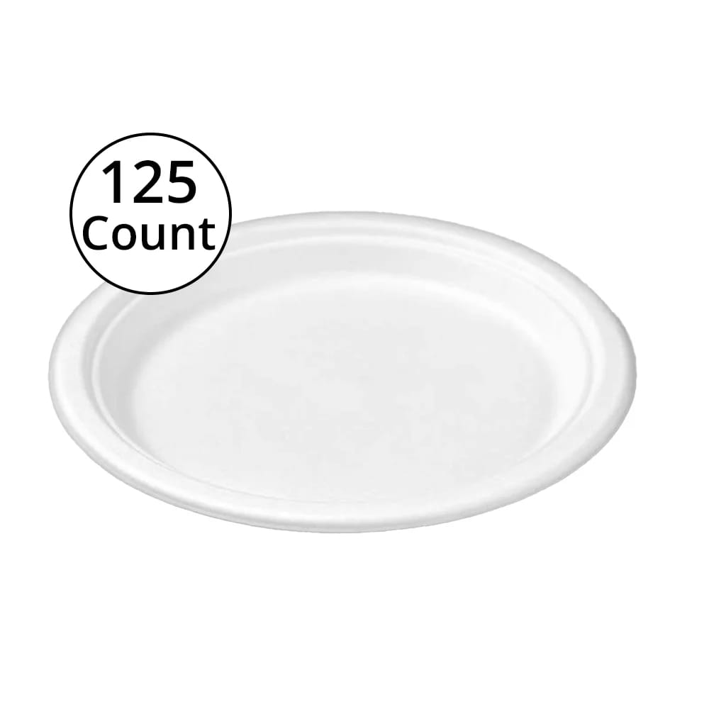 Ecoware Biodegradable 10" Plate, 125 Count