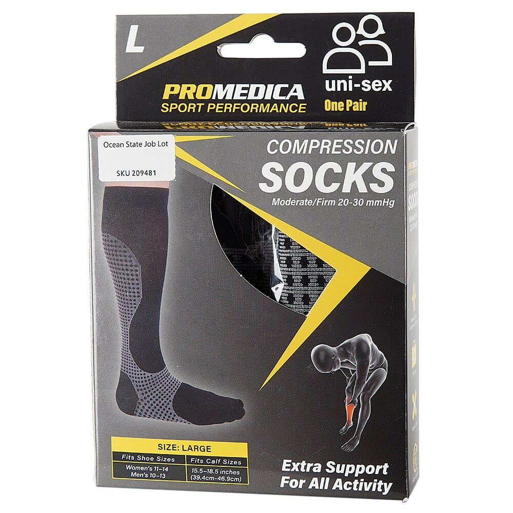 Promedica Sport Performance Uni-Sex Compression Socks, Large