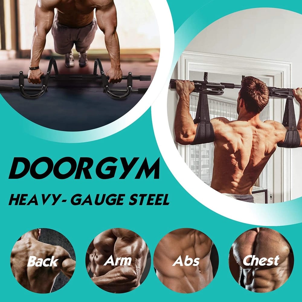 Yes4All Door Chin Up Bar with Ab Straps