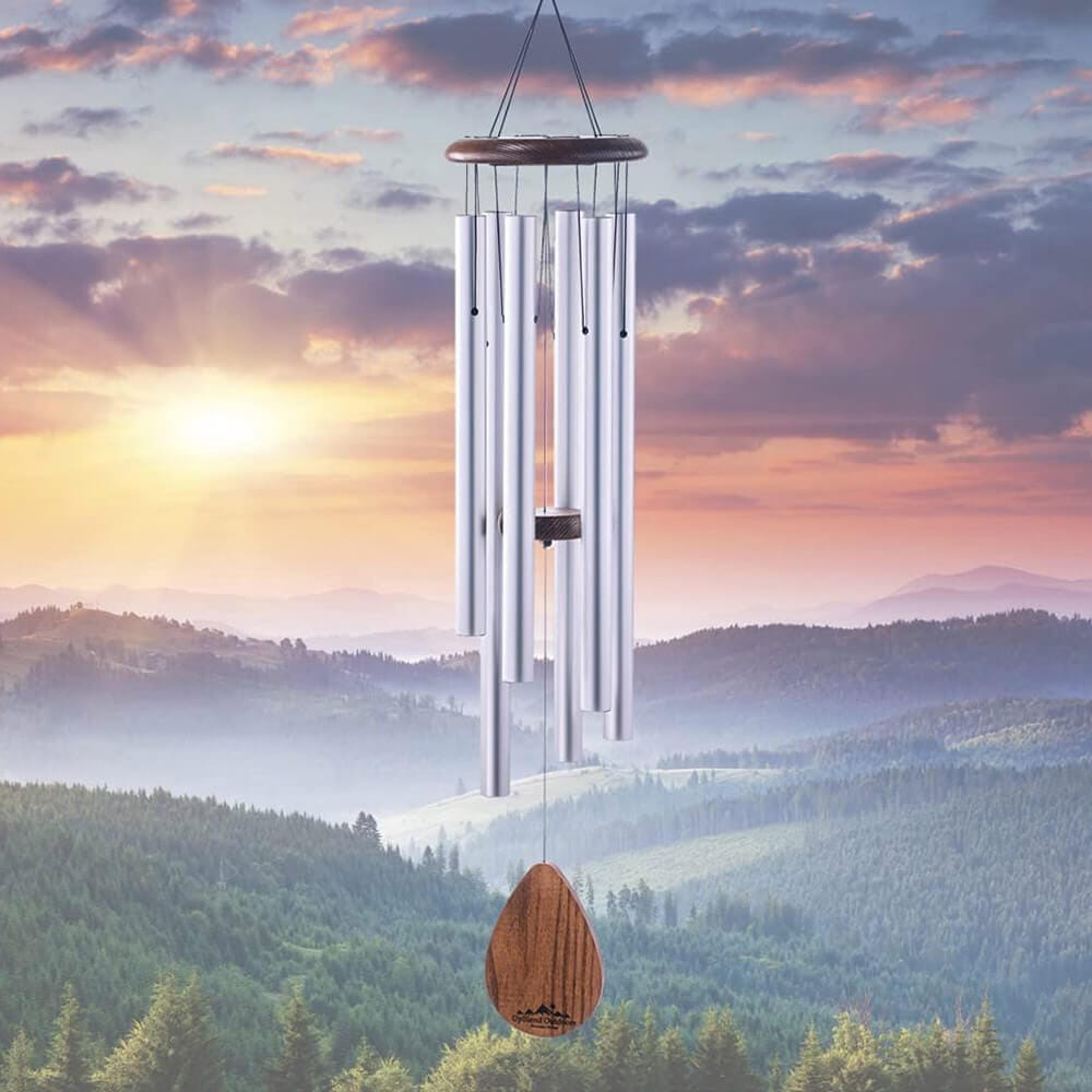 UpBlend Outdoors Havasu 38" Wind Chime, Silver