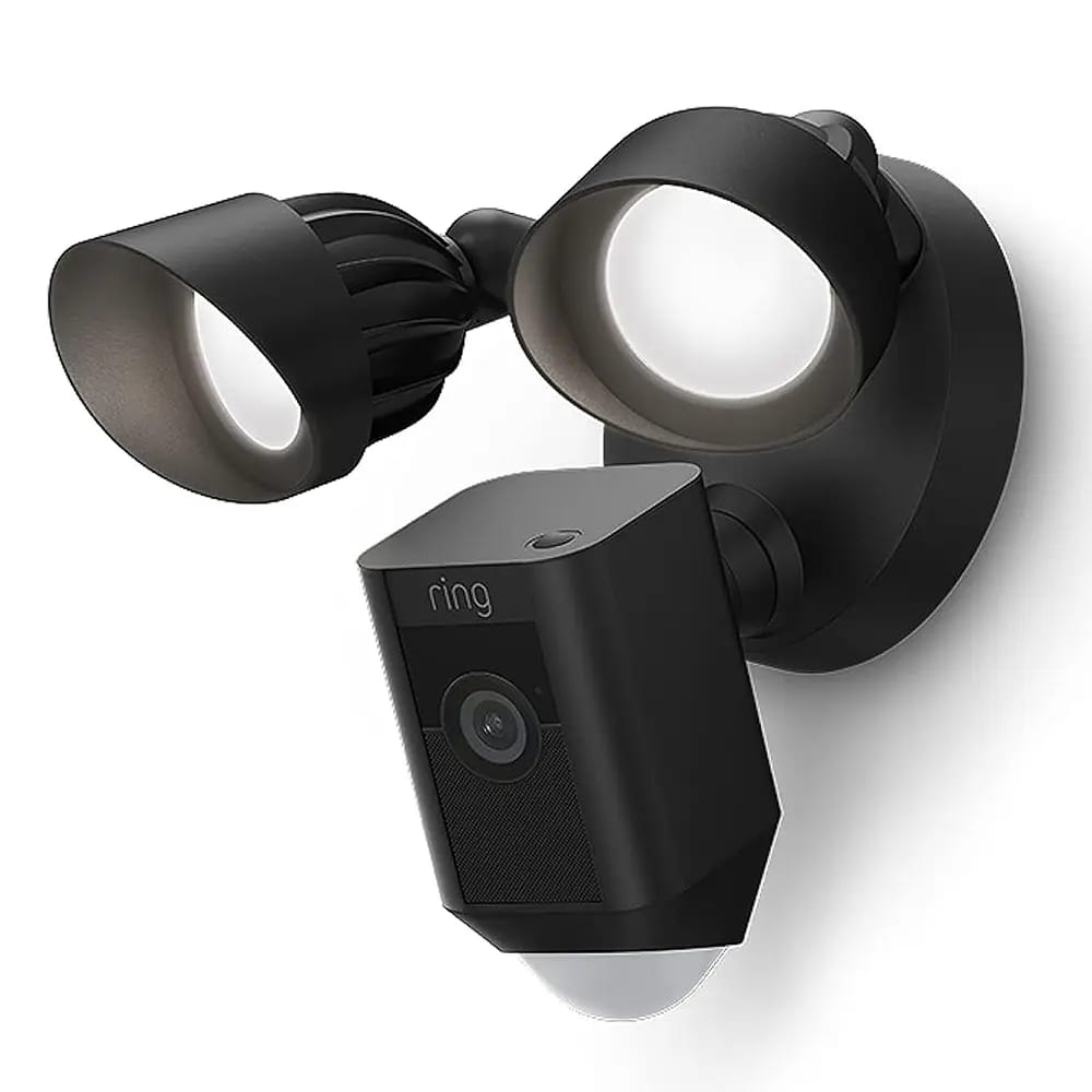 Ring Floodlight Cam Wired Plus, Black