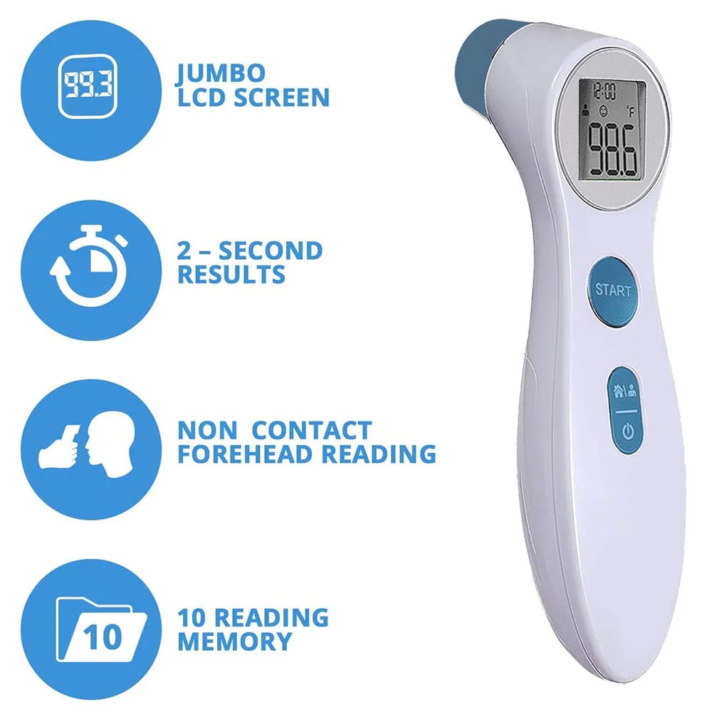 Care Touch Infrared Forehead Thermometer, White