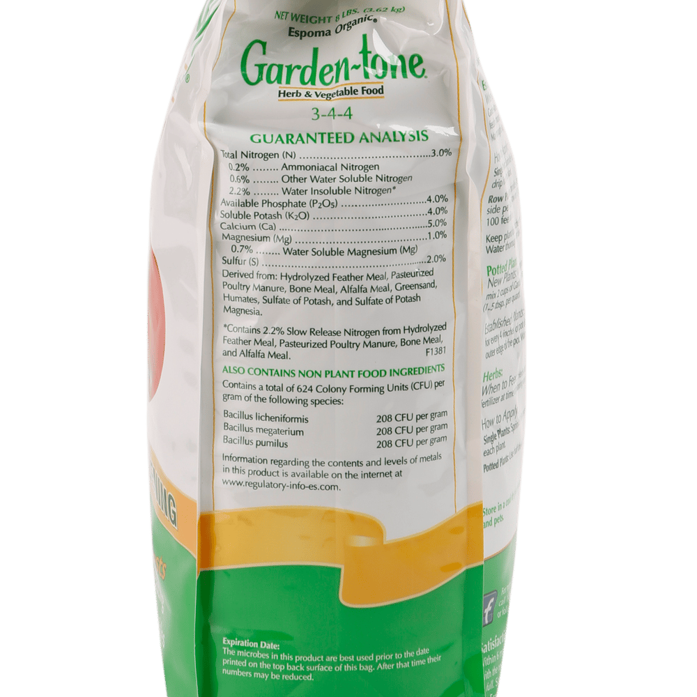 Espoma Organic Garden-Tone, 8 lb