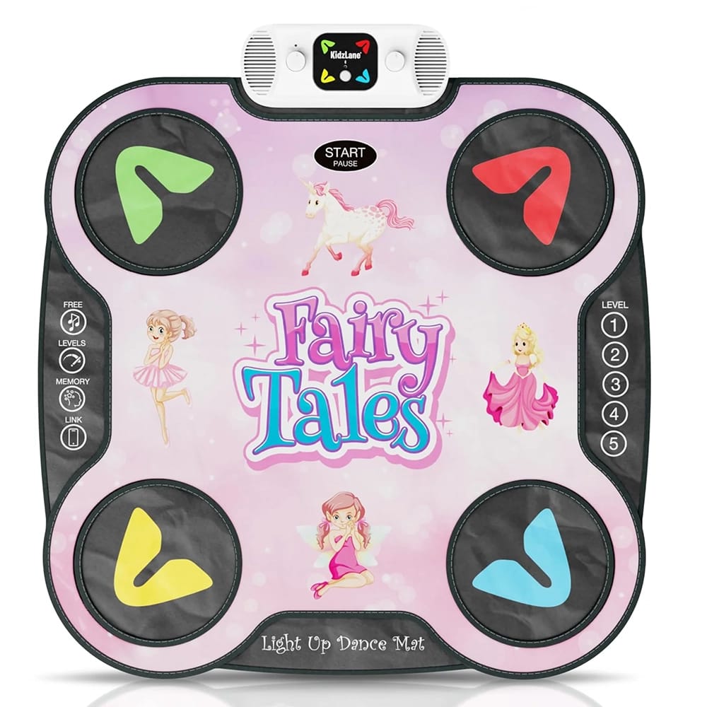 Kidzlane Light Up DJ Dance Mat, Fairy Tales