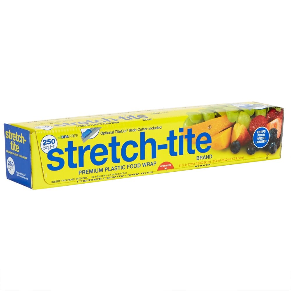 stretch-tite Premium Plastic Food Wrap, 250 sq ft