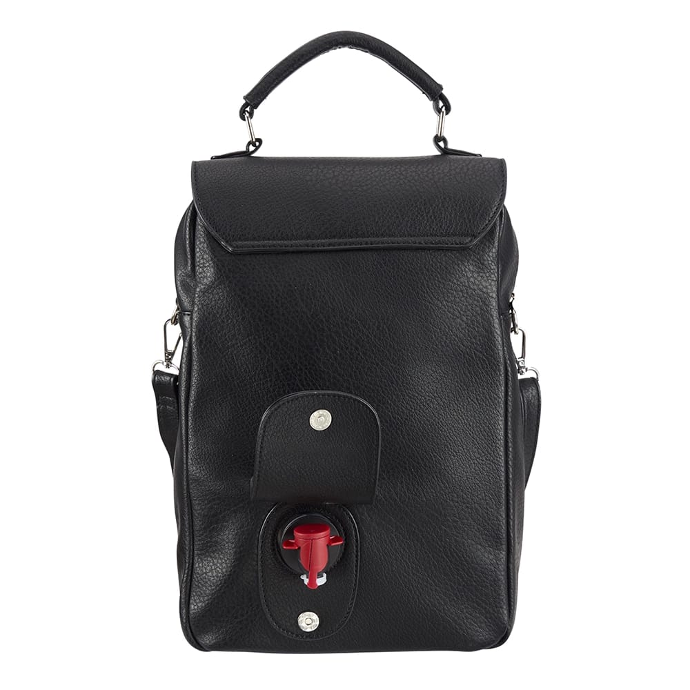 PortoVino Insulated Wine Sling Bag, Black
