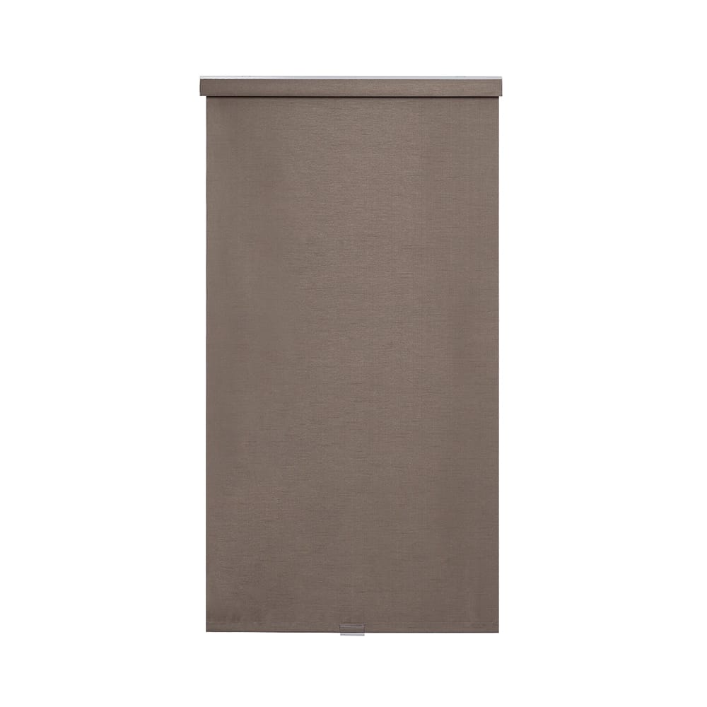 Cordless Faux Silk Fabric Roller Shade, Safari, 34" x 66"