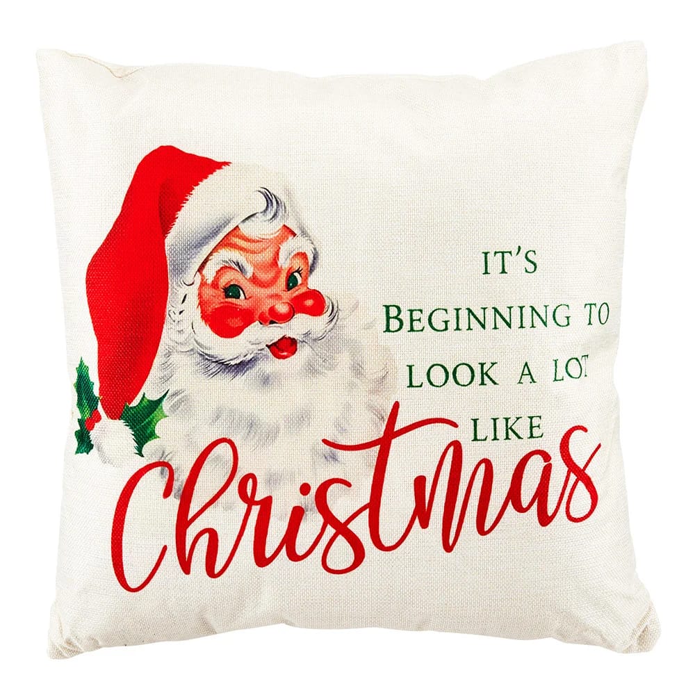 Assorted Christmas Pillow, 17" x 17"