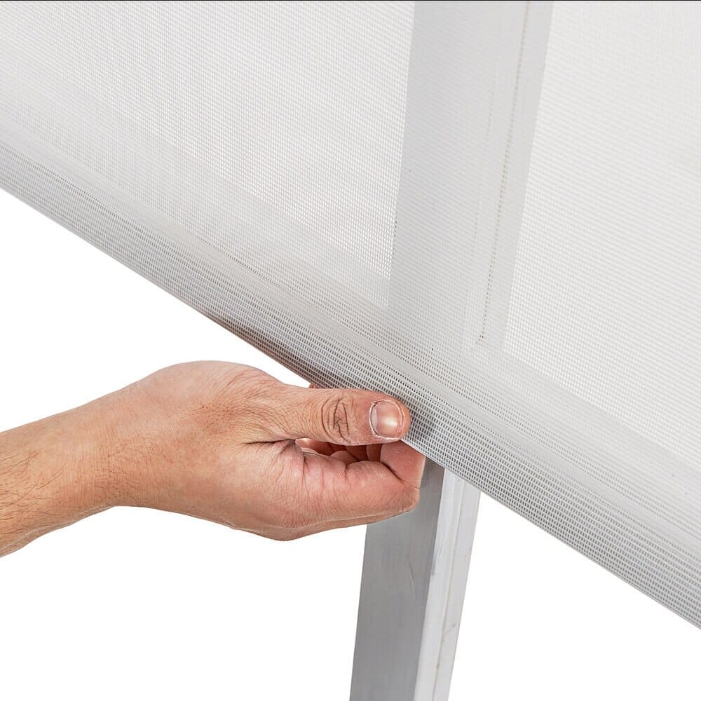Push-Up Cordless Roller Shade with Solar Screen (60% Light Blockage), 72" x 72", White