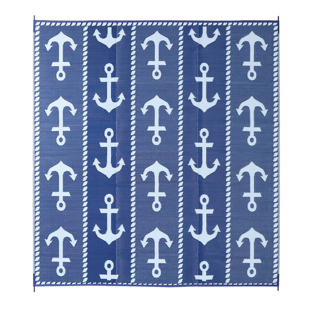 Aurora 9'x9' Reversible Patio Rug