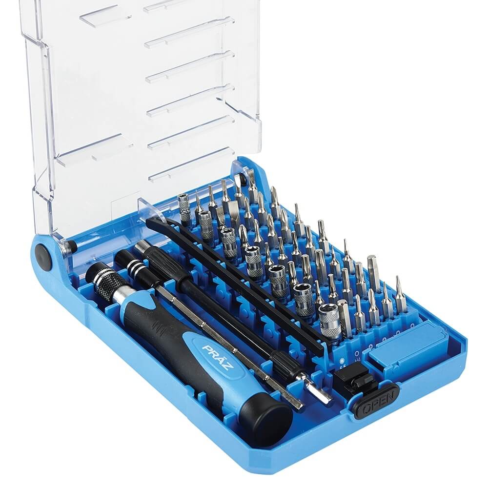 PRAZ Precision Screwdriver Set, 45-Piece