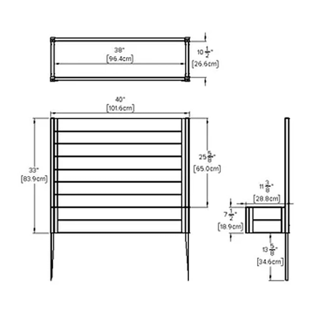 Vita Urbana Address Sign, Slate
