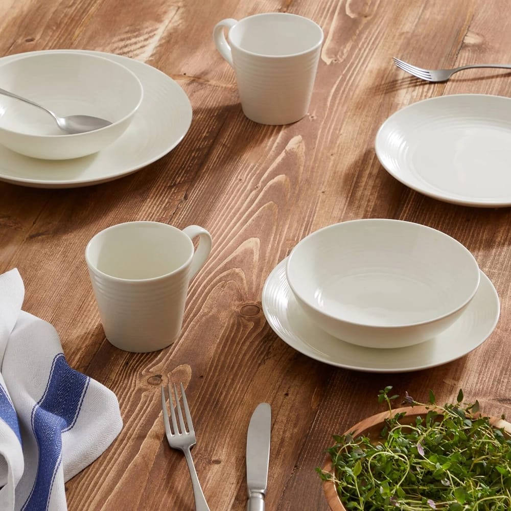 Gordon Ramsay Maze Mugs, White, Set of 4