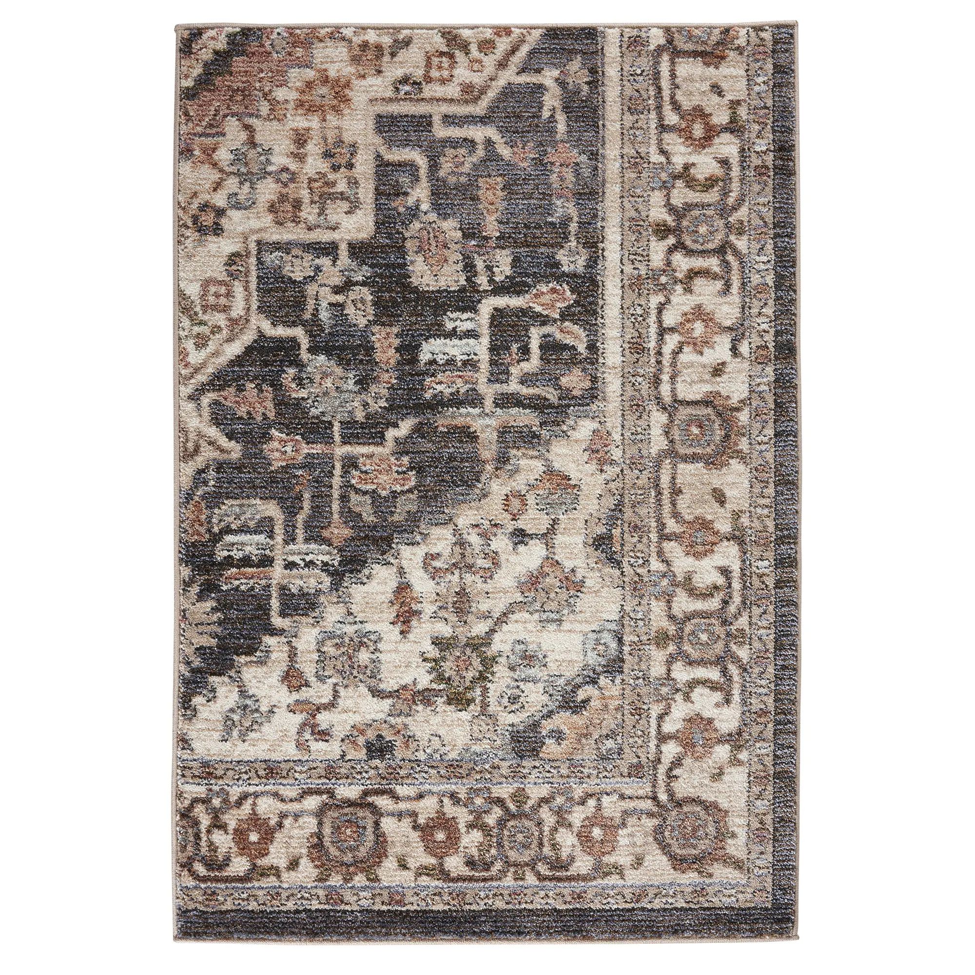 Danica II 9' x 12' Area Rug, Dark Gray/Multi
